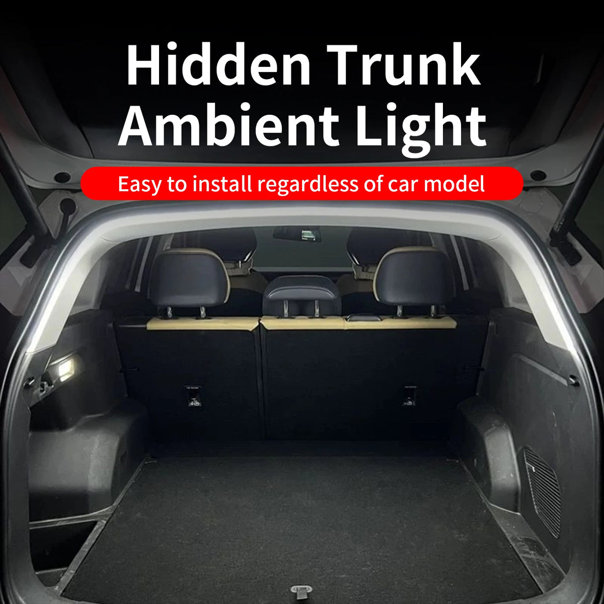 Trunk Ambient Sync Original Hidden Design No Flicker Safe