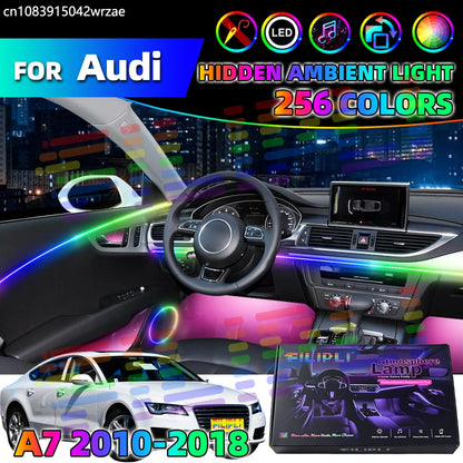 For Audi A7 2010-2018 Years In Interior Ambient Strips Breathing