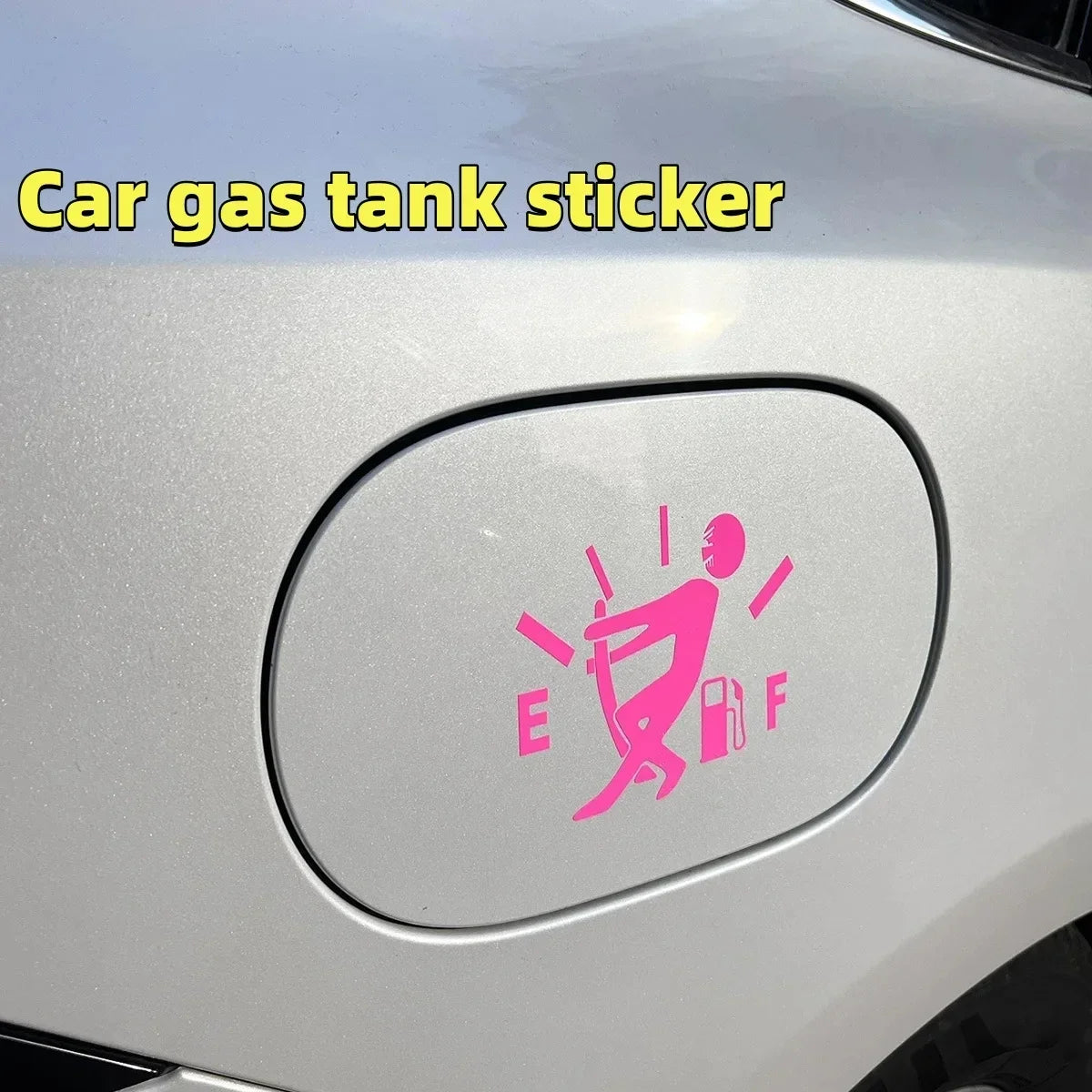 1PC Fuel Tank Cap Cover Gas Consumption Decal Gage