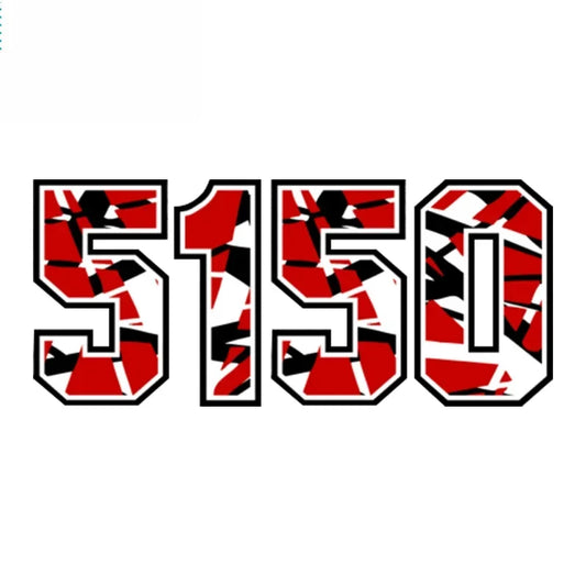 15CM 5150 Frankenstrat Evh Striped Guitar Sticker Stylish Decal