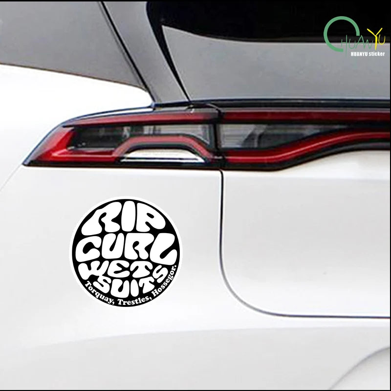 Fashionable Sports Ripcurl Sticker Cute Cartoon Art Anime Bumper