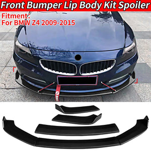 For BMW Z4 E89 2009-2015 Front Bumper Lip Body Kit Spoiler Chin