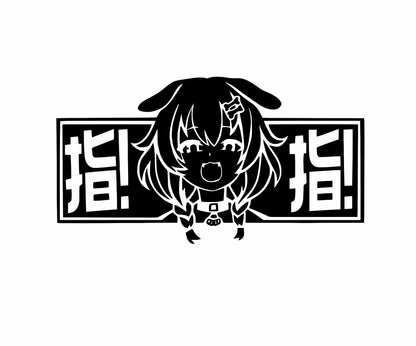 Stickers Cute Anime Die Korone Inugami Vinyl Decal Hololive