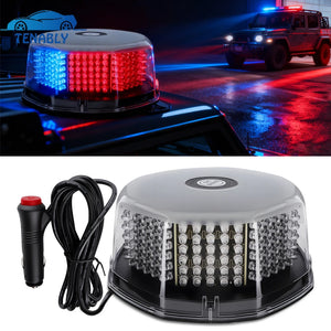 360 Rotating Strobe 240LED Magnetic Warning Flashing 12-24v
