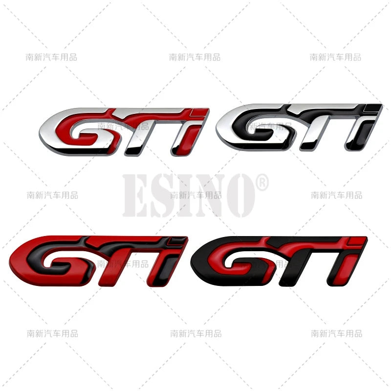 For Peugeot Gt Rcz 308 508 Gt Line 3D Metal Chrome Zinc Alloy