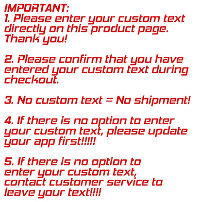 Custom Sticker Vinyl Decal 200MM Long Text Font Name
