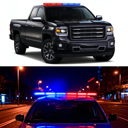 For Tow Wireless Warning Bar Rooftop Safti Stroboscopes Strobe