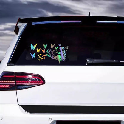 Vinyl Butterfly Fairy Pattern Body Decal Sticker Cars Suvs