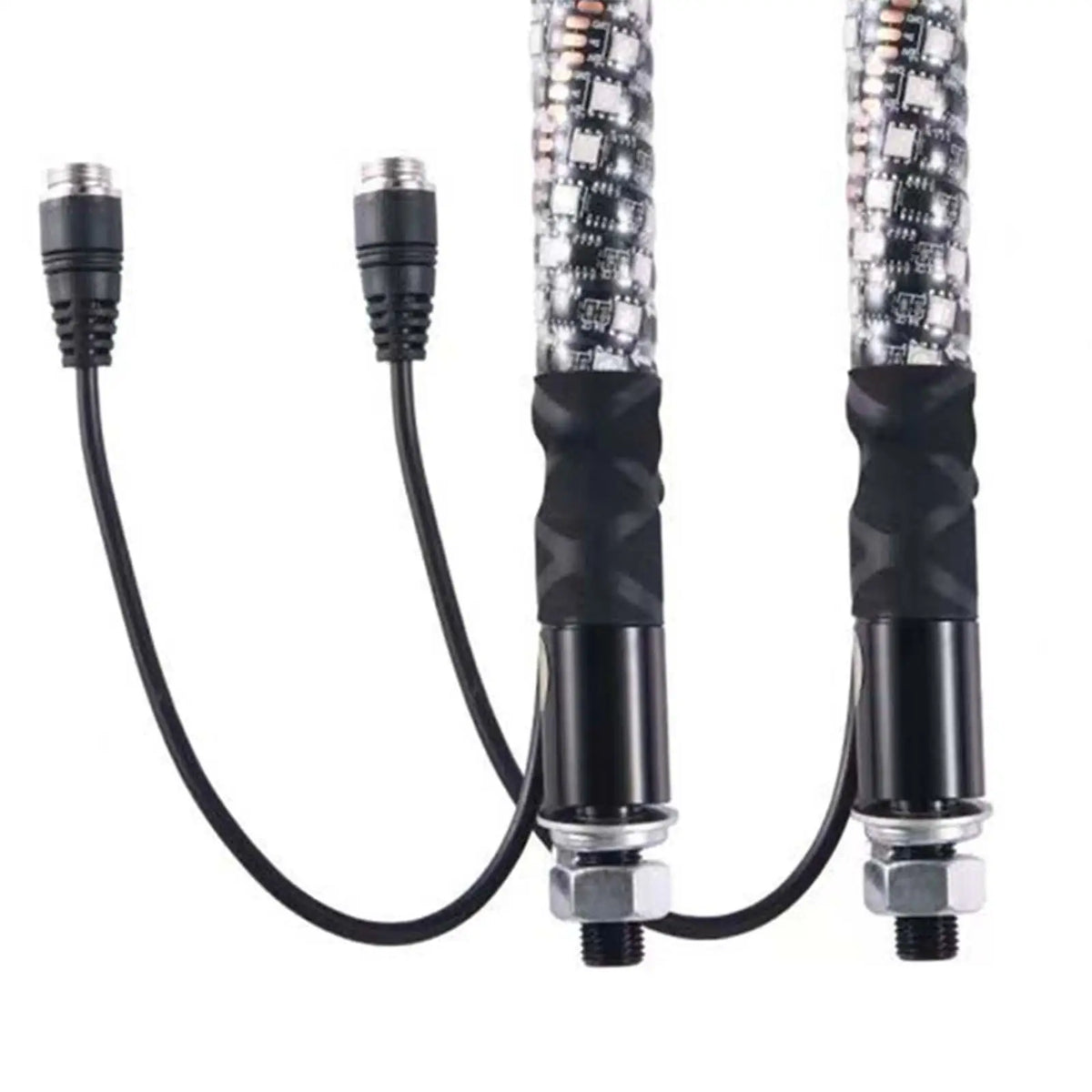 Lighted Antenna Whips Assembly Offroad Part Truck 1FT RGB