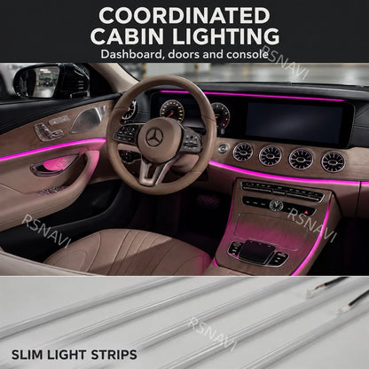 For Mercedes-Benz E-Class W213 2017-2023 Cabin Active Ambient