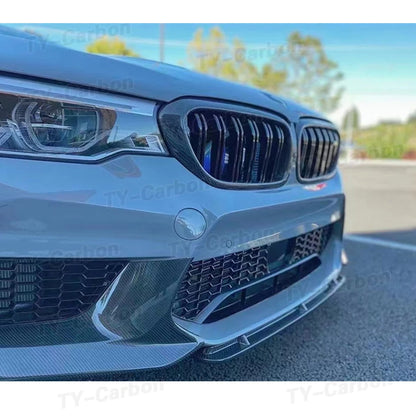 For BMW 5 Series F90 M5 Real Carbon Fiber Mp Front Bumper Lip