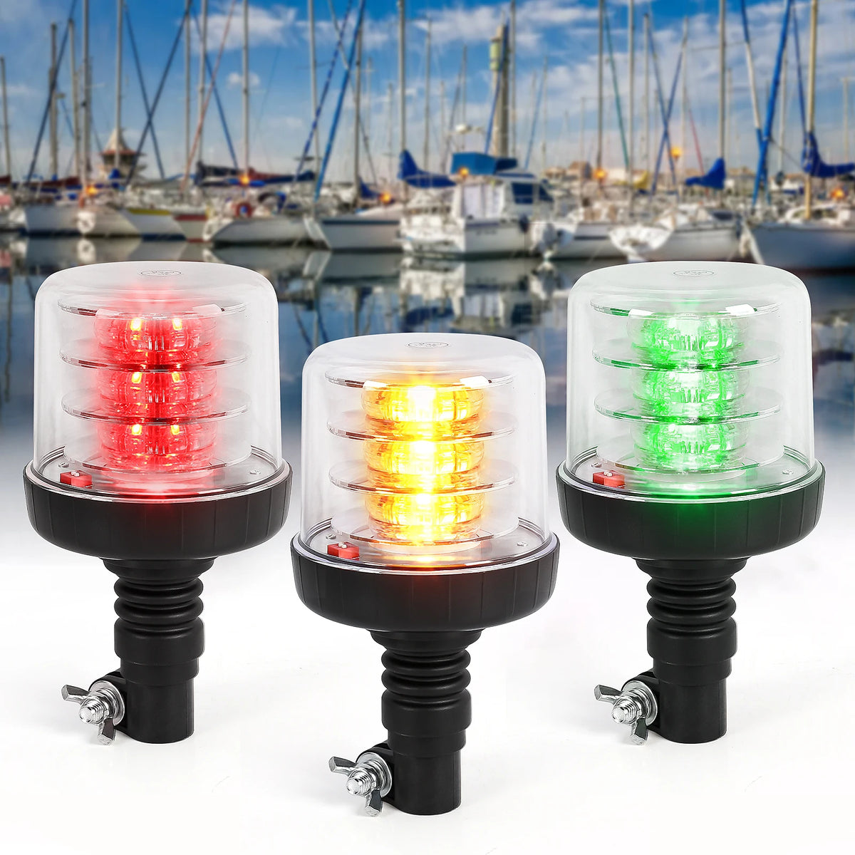 For Trialer Agricultural Beacon Emergency Strobe Truck Roof