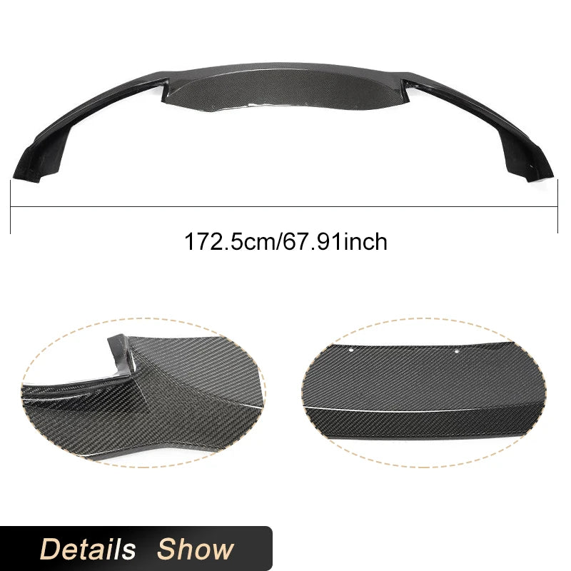 For BMW 4 Series F32 F33 Full Carbon Fiber Front Bumper Lip