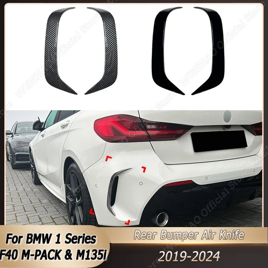 For BMW 1 Series F40 M-PACK&M135i Rear Bumper Lip Spoiler ABS
