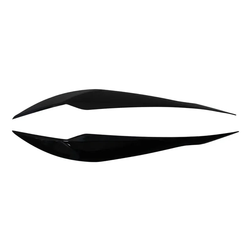 For BMW 3 Series F30 F35 2PCS ABS Gloss Evil Headlight Eyebrows