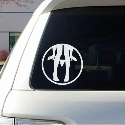 Individualized Sexy Girl Motorcycle Reflective Vinyl Sticker