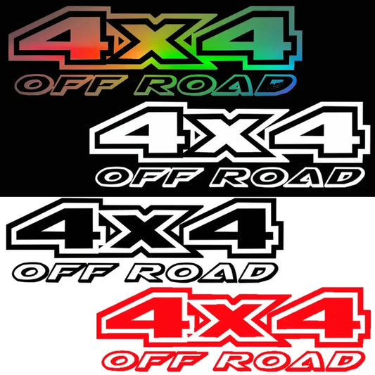 20x6cm 4X4 Off Road 4WD SUV Sticker Body Bumper