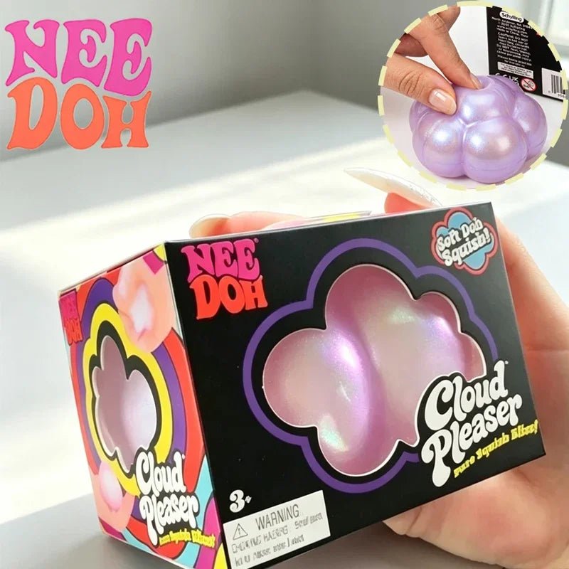 Needoh Cloud Pleaser Shines Squishy Squeeze Toy Flour Filler