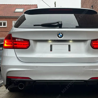 For BMW F30 F31 335I 340I Rear Bumper Lip Side Splitter Spoiler