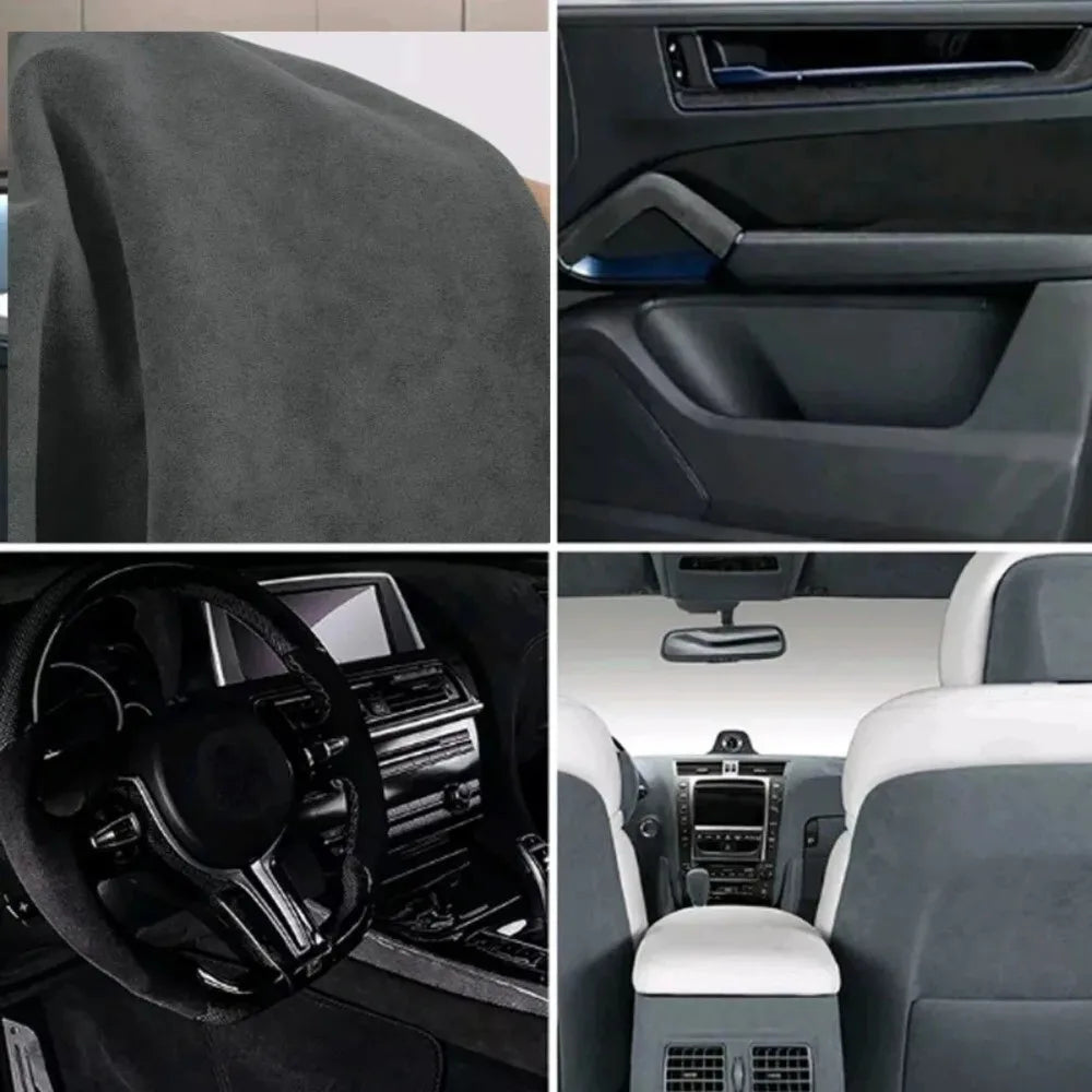 self-adhesive Interior Modification Stickers Suede Soft Fabric