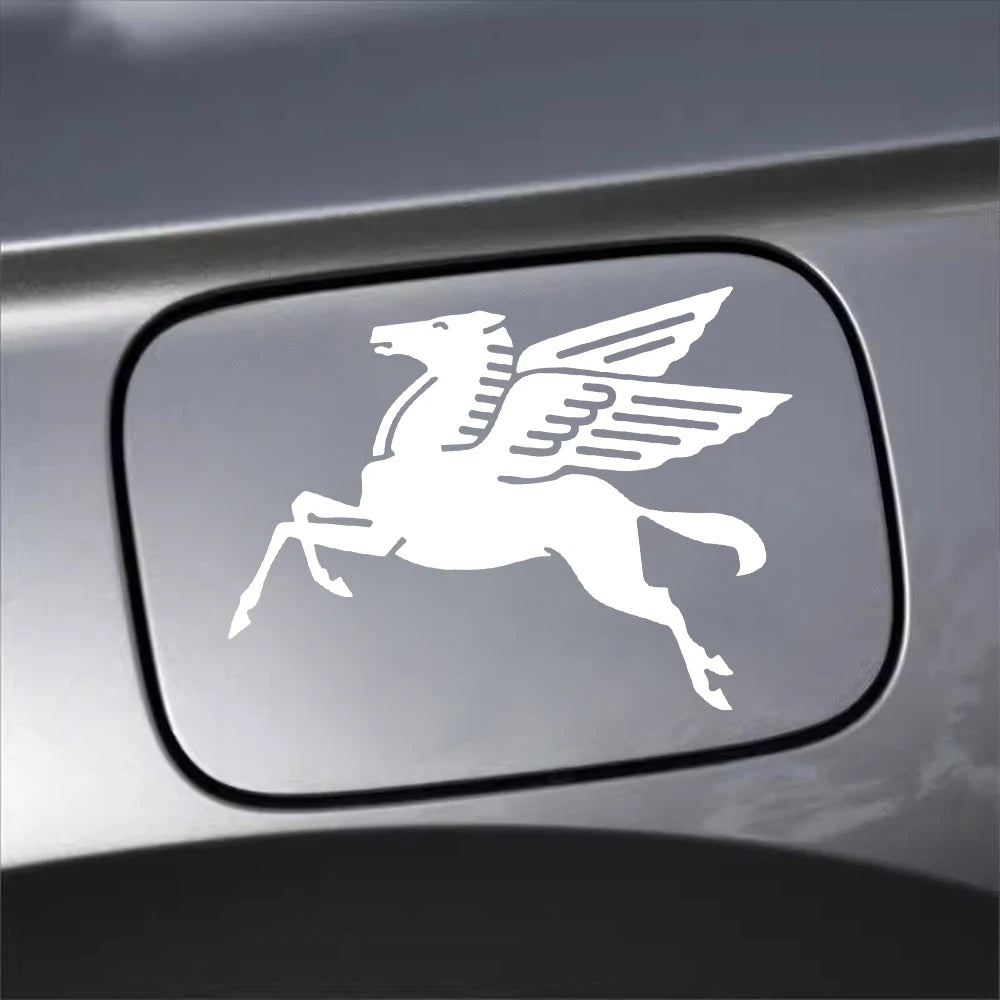 2PCS Flying Steed Sticker Waterproof self-adhesive Vinyl Decals