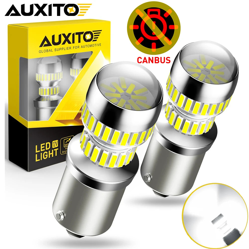 Auxito 2PCS Canbus ba15s P21W Bulb 1156 1157 bay15d
