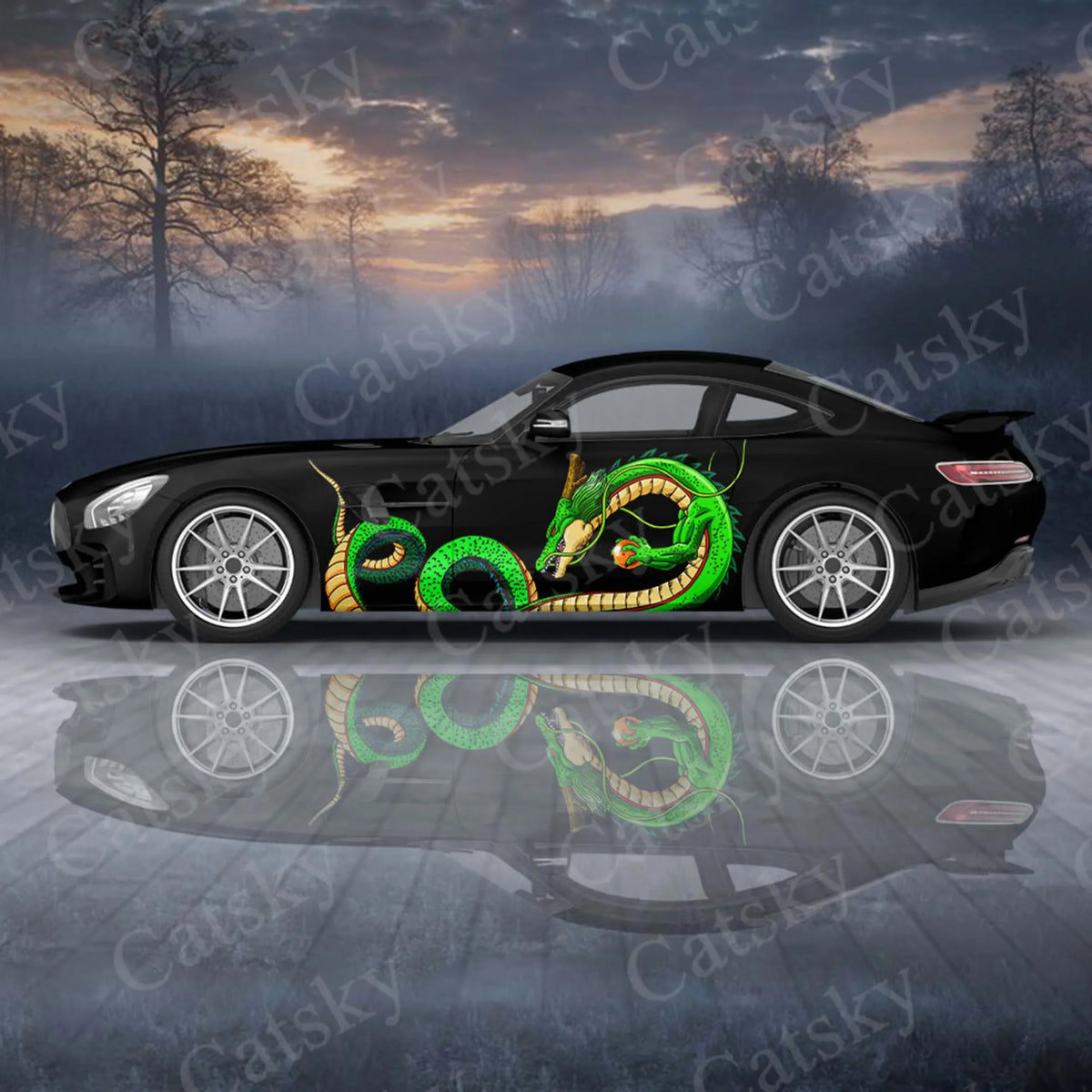 For Universal Large Dragon Pattern 2PCS Set Sticker Univers