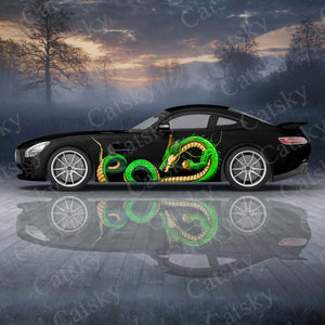 For Universal Large Dragon Pattern 2PCS Set Sticker Univers