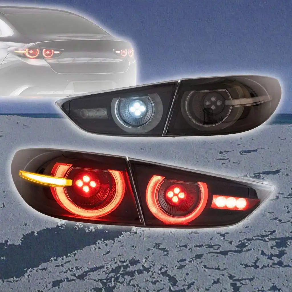 For Mazda 3 Axela LED Taillights 12V Dynamic Welcome Turn Signal