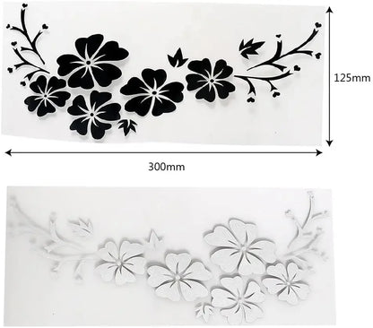 Flower Decal Body Sticker Window Bumper Door Scratch Cover
