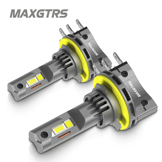 2PCS H15 Headlight Bulbs Canbus 6500K White 30000LM Beam