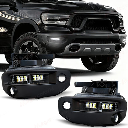 For Dodge Ram 1500 2019 2020 Fog Lamps 2021 2022 2023 Drl