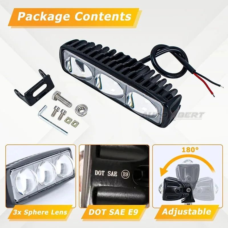 For Forklift Work Light 30W Forklift Trailer Safety Warning Area