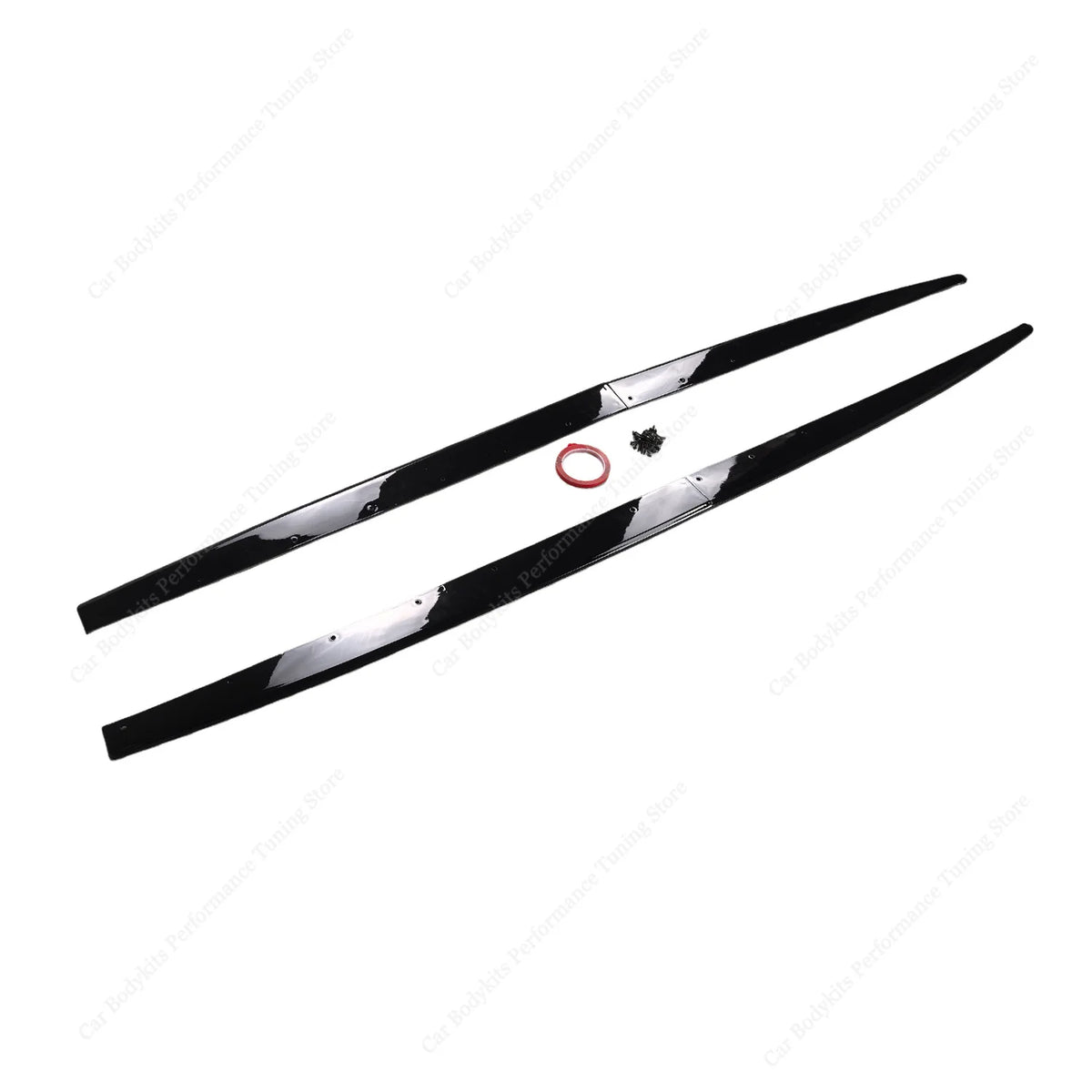 For BMW F32 F33 F36 420I Gloss Black Max Side Skirts Extension