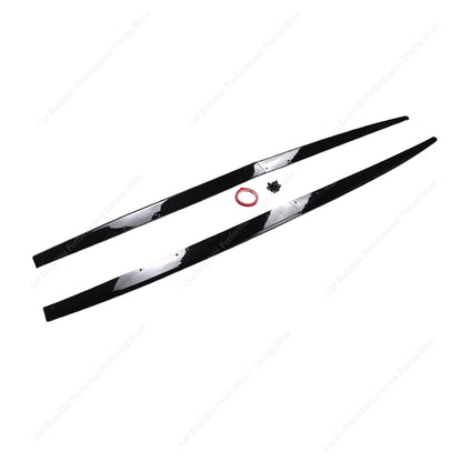 For BMW F32 F33 F36 420I Gloss Black Max Side Skirts Extension