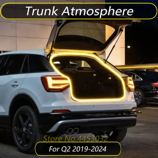 For Audi Q2 2019-2025 Trunk Atmosphere Strip Kit Easy Install