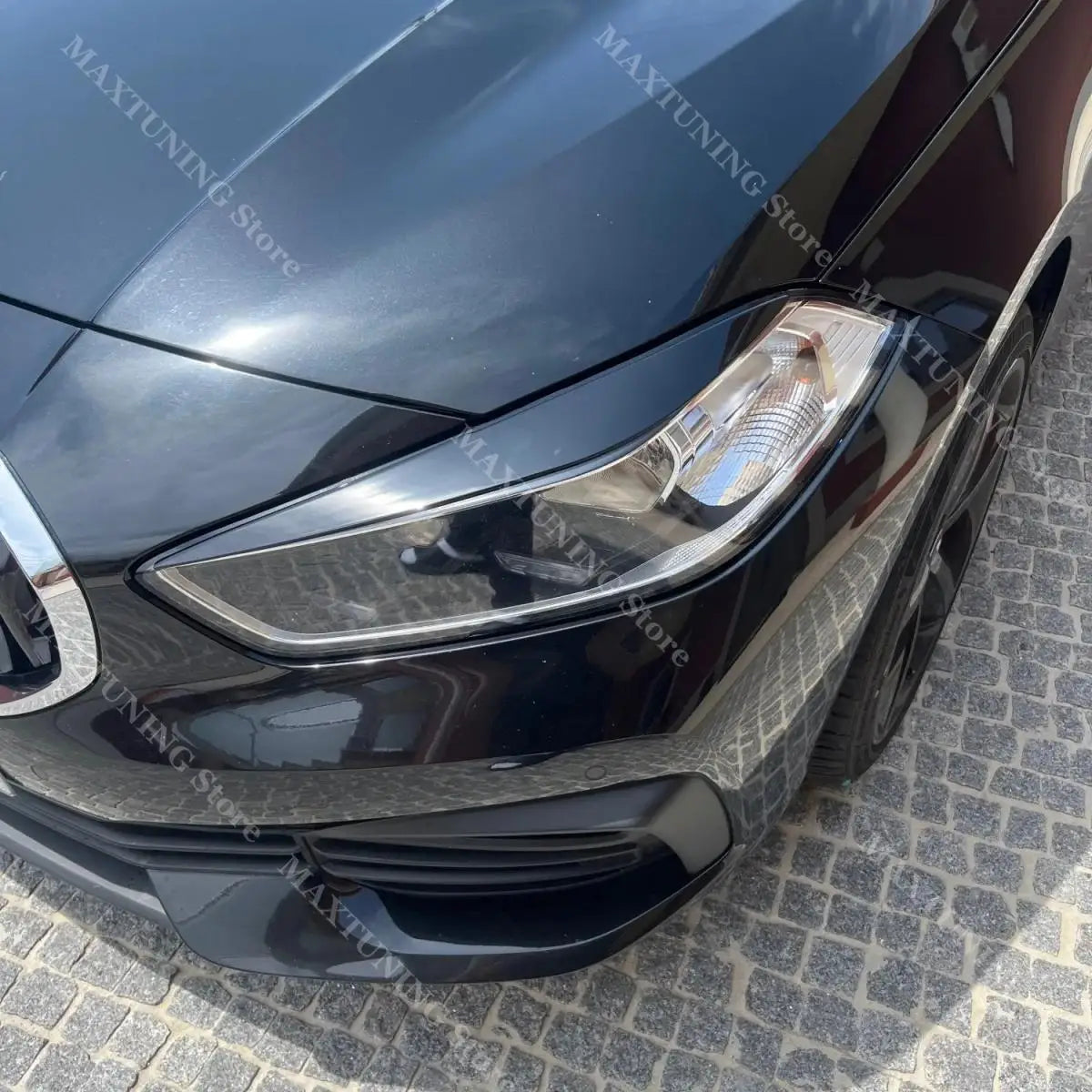 For BMW 1 Series F40 Hatchback 2PCS Front Headlight Eyebrows