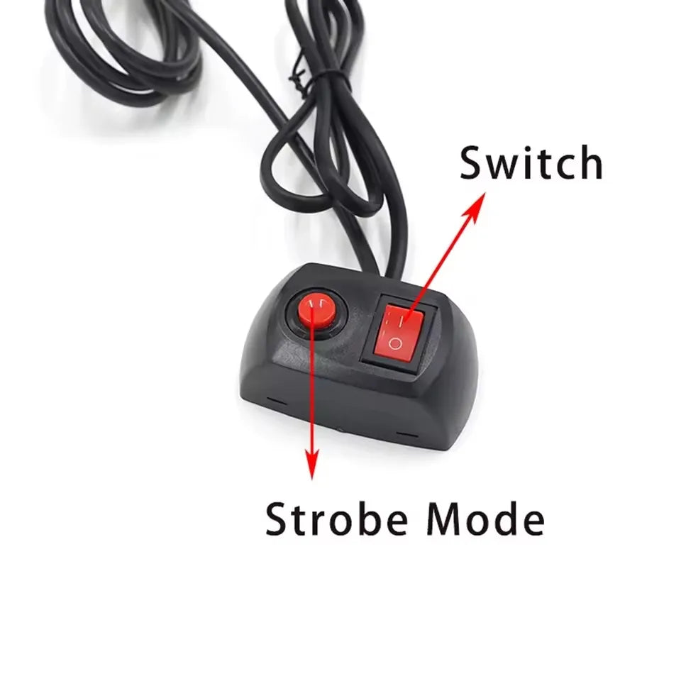 12V 8W Motorcycle Signal Moto Strobe Warning Flash Fog