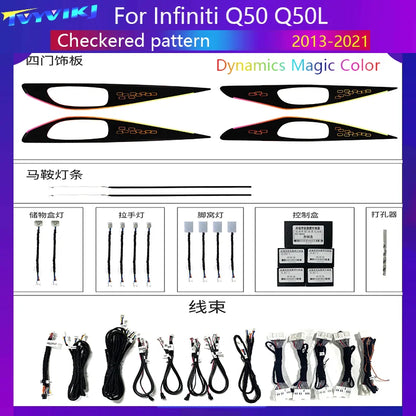 For Infiniti Q50 Q50L 2013-2021 Dynamic Lnner Ambient Magic