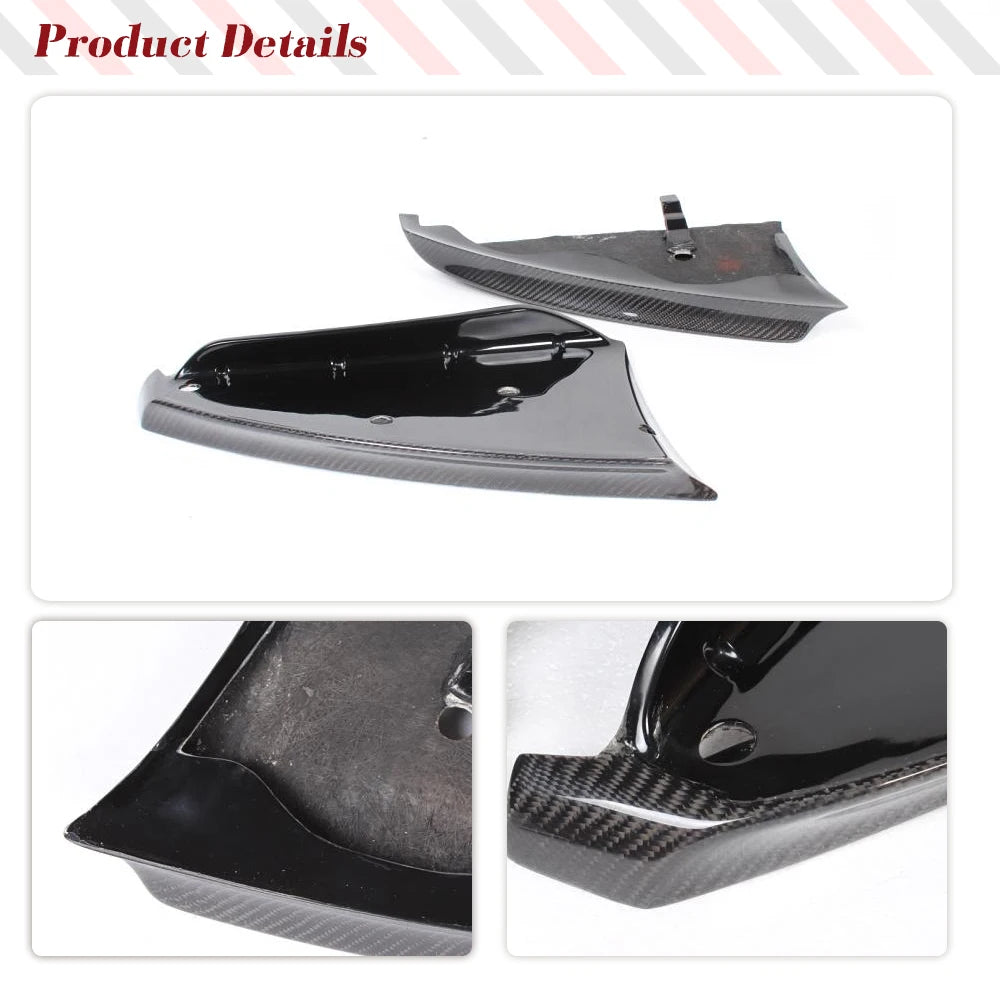 For BMW 1 Series E87 M Carbon Fiber Front Bumper Lip Splitters