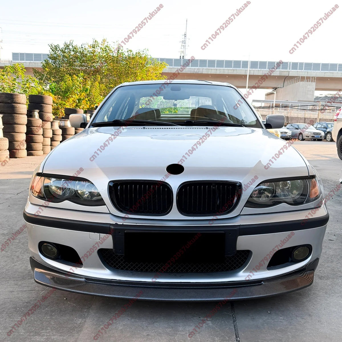 For BMW 3 Series E46 Facelift Headlight Eyebrows 2001-2006