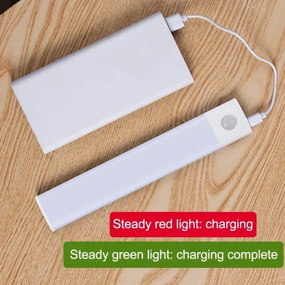 10-60cm Motion Sensor Under Cabinet Wireless Night USB