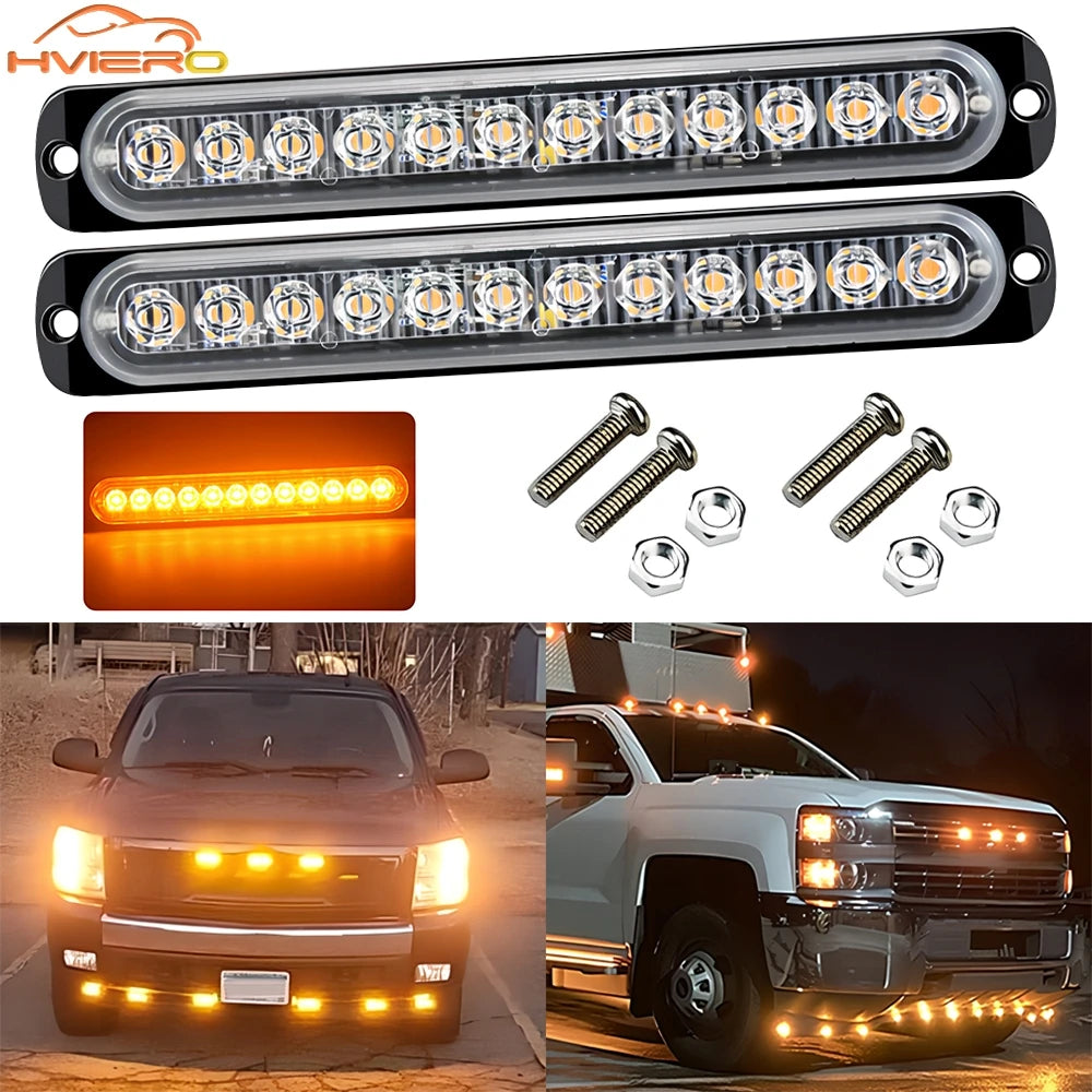 2X Truck Side Long Strip IP65 Waterproof Ultra Thin