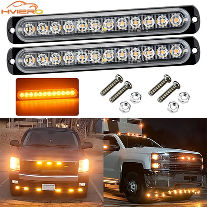 2X Truck Side Long Strip IP65 Waterproof Ultra Thin