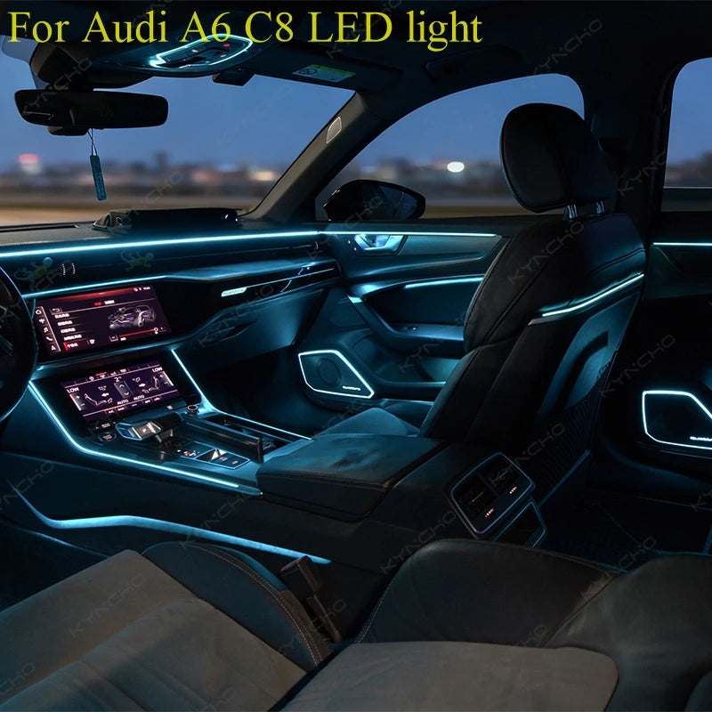 For Audi A6 C8 2018 2026 Kyncho Intelligent Ambient 12V Colors