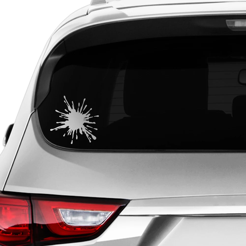 Creative Sticker Water Splash Pattern Vinyl Decal Waterproof