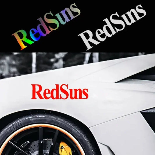 20x5cm Redsuns Initial D Jdm Sticker Body Bumper Window