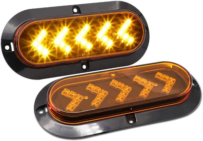 For DC12V 2PCS Rear Tail Sequential Arrow Turn Sgnal Warning