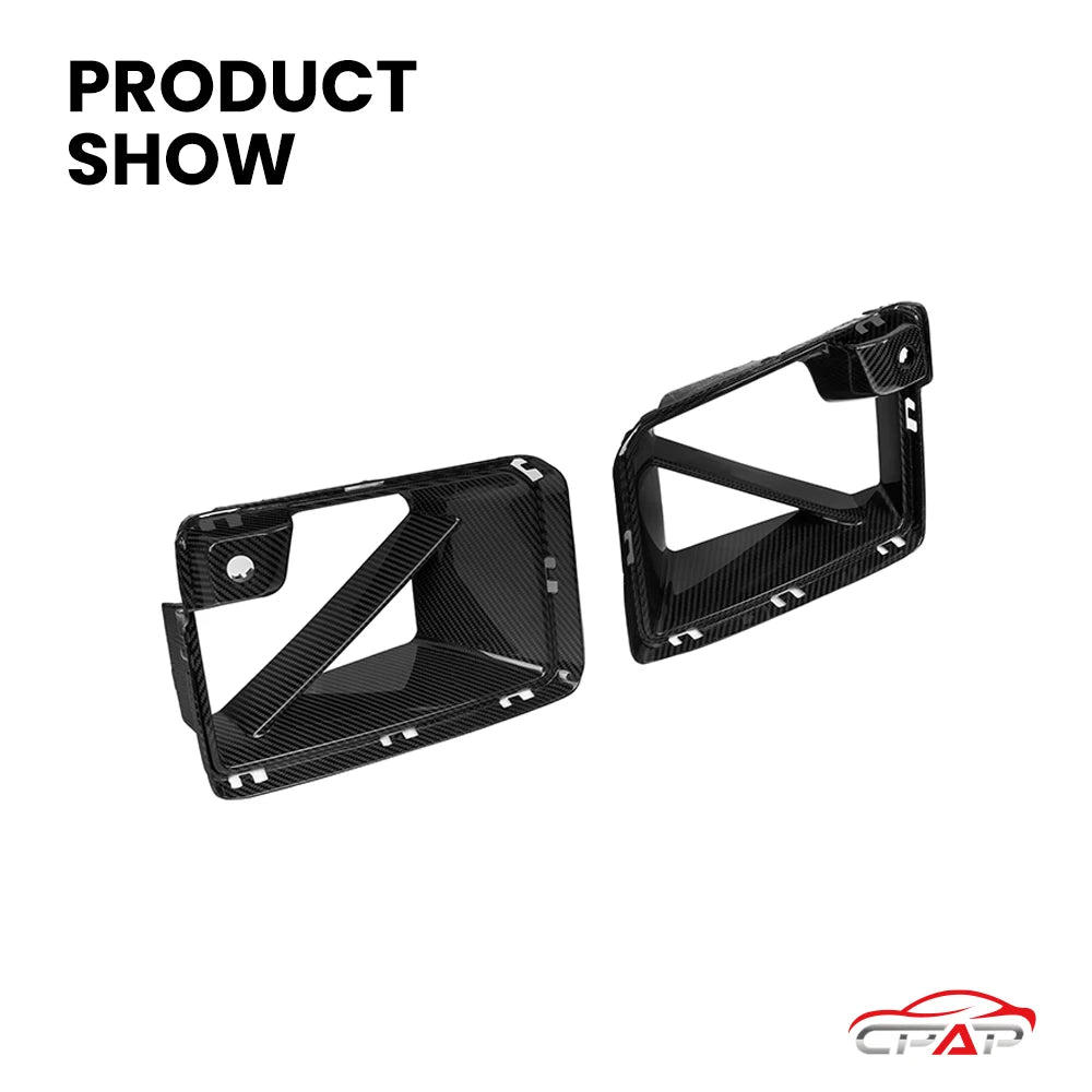 For BMW M2 G87 Cs Style Real Dry Carbon Fiber Front Bumpe Air