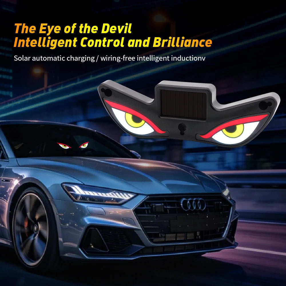 Solar Devil Eyes Powered Interior Ambient Dynamic Expression Cool
